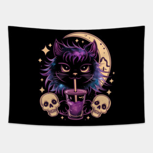 A Cute Kawaii Cat Tapestry