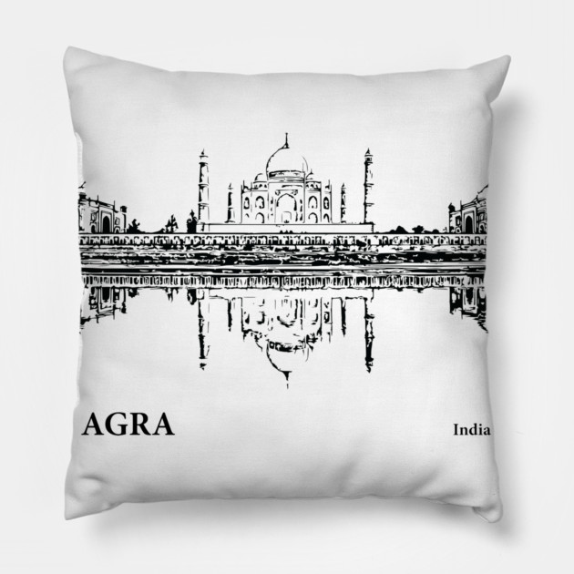 Agra India Pillow by Lakeric