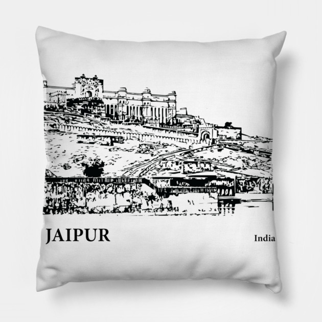 Jaipur India Pillow by Lakeric
