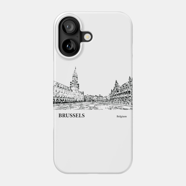 Brussels Belgium Phone Case by Lakeric