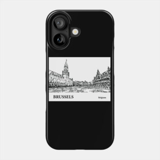 Brussels Belgium Phone Case