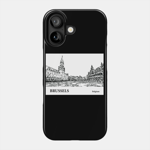 Brussels Belgium Phone Case by Lakeric
