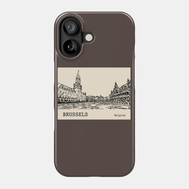Brussels Belgium Phone Case by Lakeric
