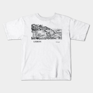 Lisbon Portugal Kids T-Shirt
