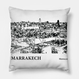 Marrakech Morocco Pillow