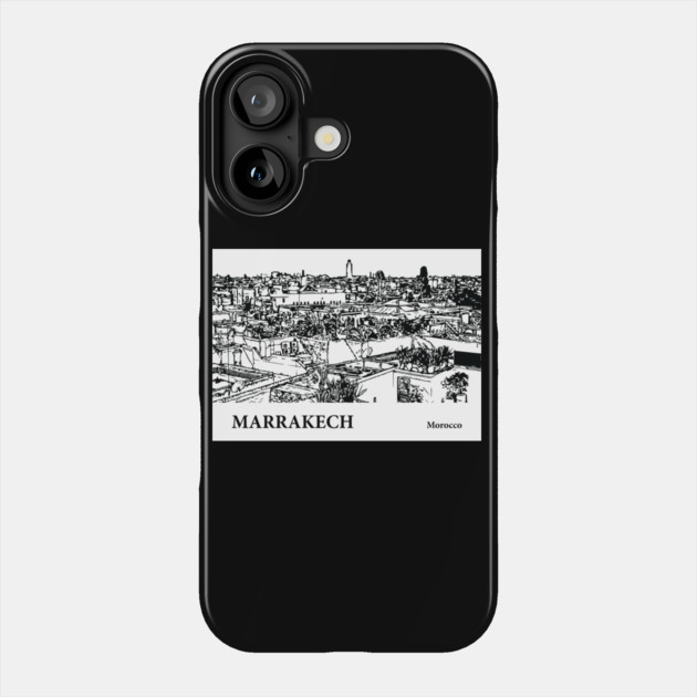 Marrakech Morocco Phone Case by Lakeric