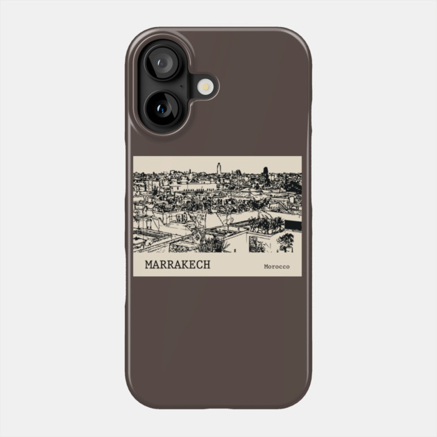 Marrakech Morocco Phone Case by Lakeric