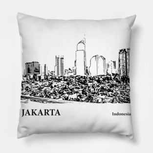 Jakarta Indonesia Pillow