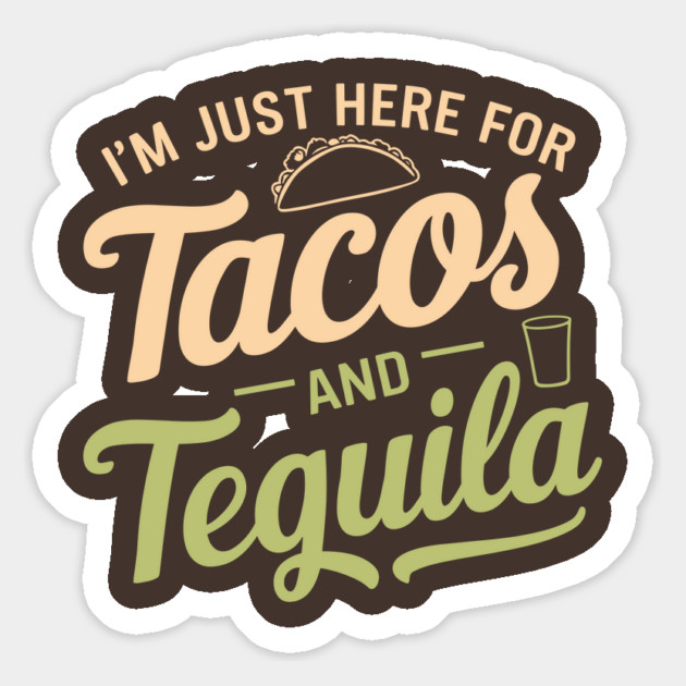 Fiesta Ready Tacos and Tequila Lover Magnet by Anticorporati