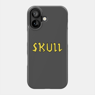 Butt-head Costume Skull T-Shirt Phone Case