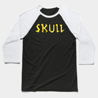 Butt-head Costume Skull T-Shirt Baseball T-Shirt
