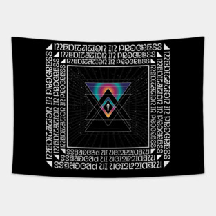 MEDITATION IN PROGESS Tapestry