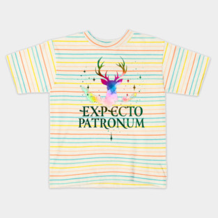 Harry Potter Tribute - Expecto Patronum - HP - Books & Cleverness - Hary Poter Potter Harry Wizard tribute Kids T-Shirt