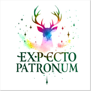 Harry Potter Tribute - Expecto Patronum - HP - Books & Cleverness - Hary Poter Potter Harry Wizard tribute Posters and Art