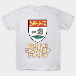 Prince Edward Island, Canada - Coat of Arms Design T-Shirt