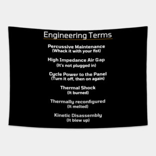 Engineering Terms Tapestry