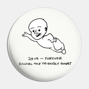Daniel the Friendly Ghost Pin