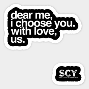 (self) love note Sticker