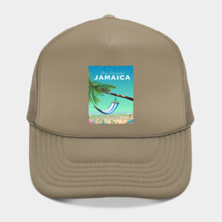 Jamaica Travel poster Hat
