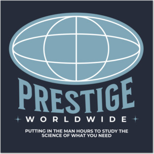 Prestige Worldwide - modern logo Posters and Art