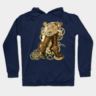 Gothic-Steampunk-Wedding boots Hoodie