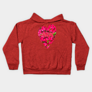 Azalea Mom Heart Kids Hoodie