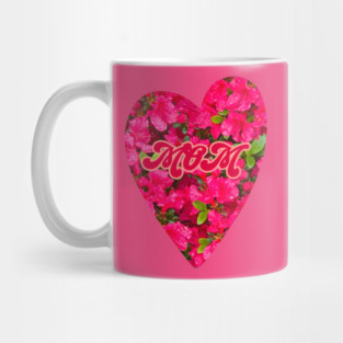 Azalea Mom Heart Mug