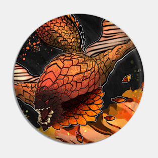 Monster Hunter Bazelguese Pin