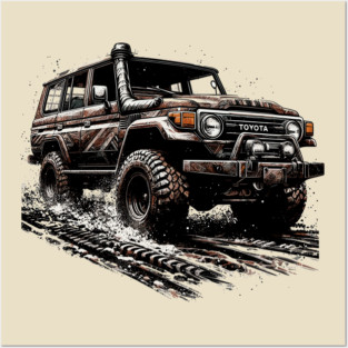 Toyota Land Cruiser Posters and Art