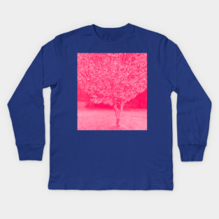 Cherry Blossoms Japanese Cherry Tree Kids Long Sleeve T-Shirt