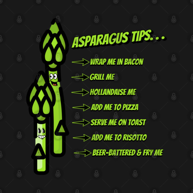 Funny Asparagus Tips by HolidayBug