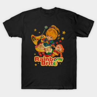 Retro style rainbow brite T-Shirt