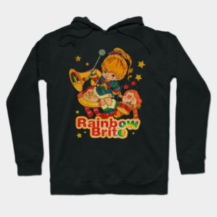 Retro style rainbow brite Hoodie