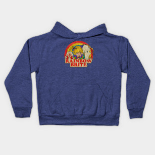 RETRO RAINBOW BRITE Kids Hoodie