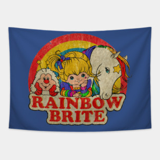 RETRO RAINBOW BRITE Tapestry