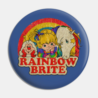 RETRO RAINBOW BRITE Pin