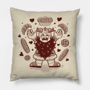 The Love of Bread Pillow