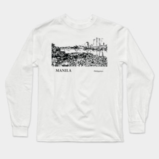 Manila Philippines Long Sleeve T-Shirt
