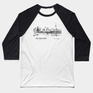 Auckland New Zealand Baseball T-Shirt