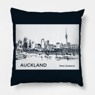 Auckland New Zealand Pillow