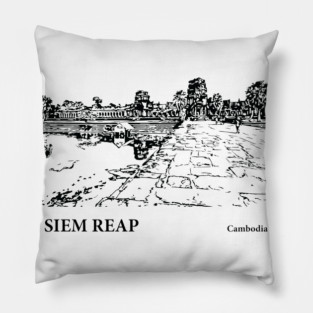 Siem Reap Cambodia Pillow