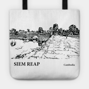 Siem Reap Cambodia Tote