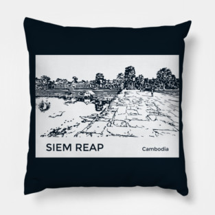 Siem Reap Cambodia Pillow