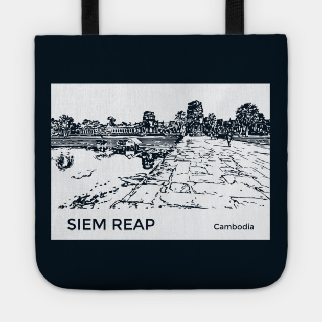 Siem Reap Cambodia Tote by Lakeric