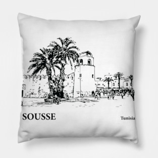 Sousse Tunisia Pillow
