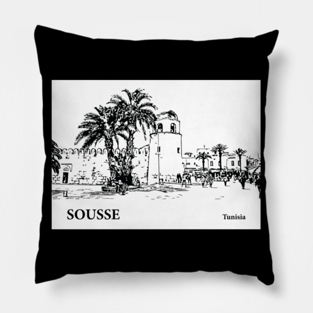 Sousse Tunisia Pillow by Lakeric