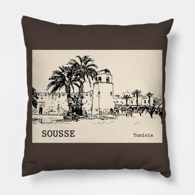 Sousse Tunisia Pillow by Lakeric
