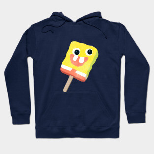 Sponge Popsicle Design Sticker Hoodie