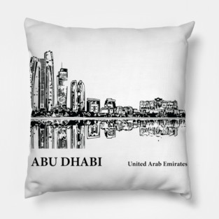 Abu Dhabi United Arab Emirates Pillow