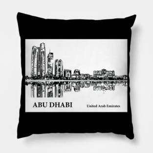 Abu Dhabi United Arab Emirates Pillow
